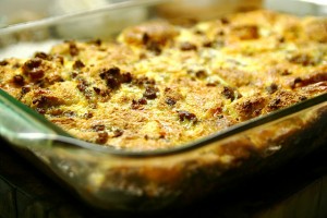 Kale and Sausage Breakfast Casserole