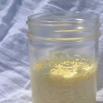 Homemade Mayonnaise in Mason Jar