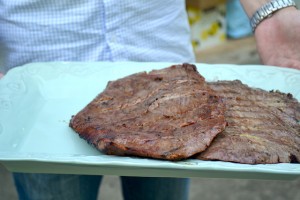 Flank Steaks Fresh Off The Grill