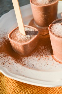 Chocolate White Russian Popsicles