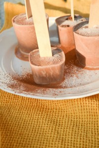 Chocolate White Russian Popsicles