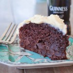 Guiness Chocolate Cake with Bailey's Frosting