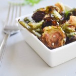 Roasted Brussel Sprouts and Asian Vinaigrette