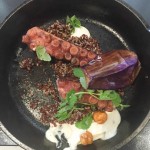 Gunshow Octopus with Saffron Quinoa