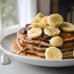 Chocolate Chip Banana Bread Pancakes