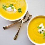 Roasted Curry Acorn Squash Soup