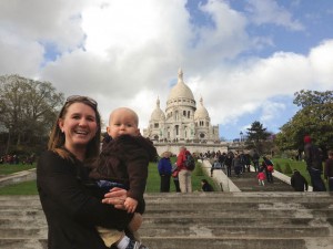 Mars and Talia at Sacre-Coeur