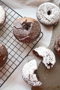 Spiced Orange Chocolate Doughnuts