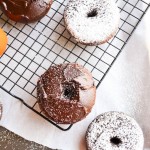 Spiced Orange Chocolate Doughnuts