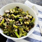 Sauteed Broccoli and Mushrooms