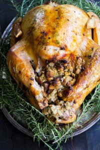 Thanksgiving Turkey Basted in Duck Fat