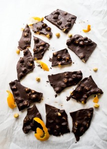 Chocolate Hazelnut Orange Bark