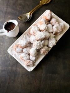 Mexican Beignets with Mexican Chocolate Sauce
