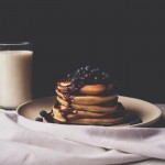 Maple Bacon Blueberry Brussels Sprout Hot Cakes